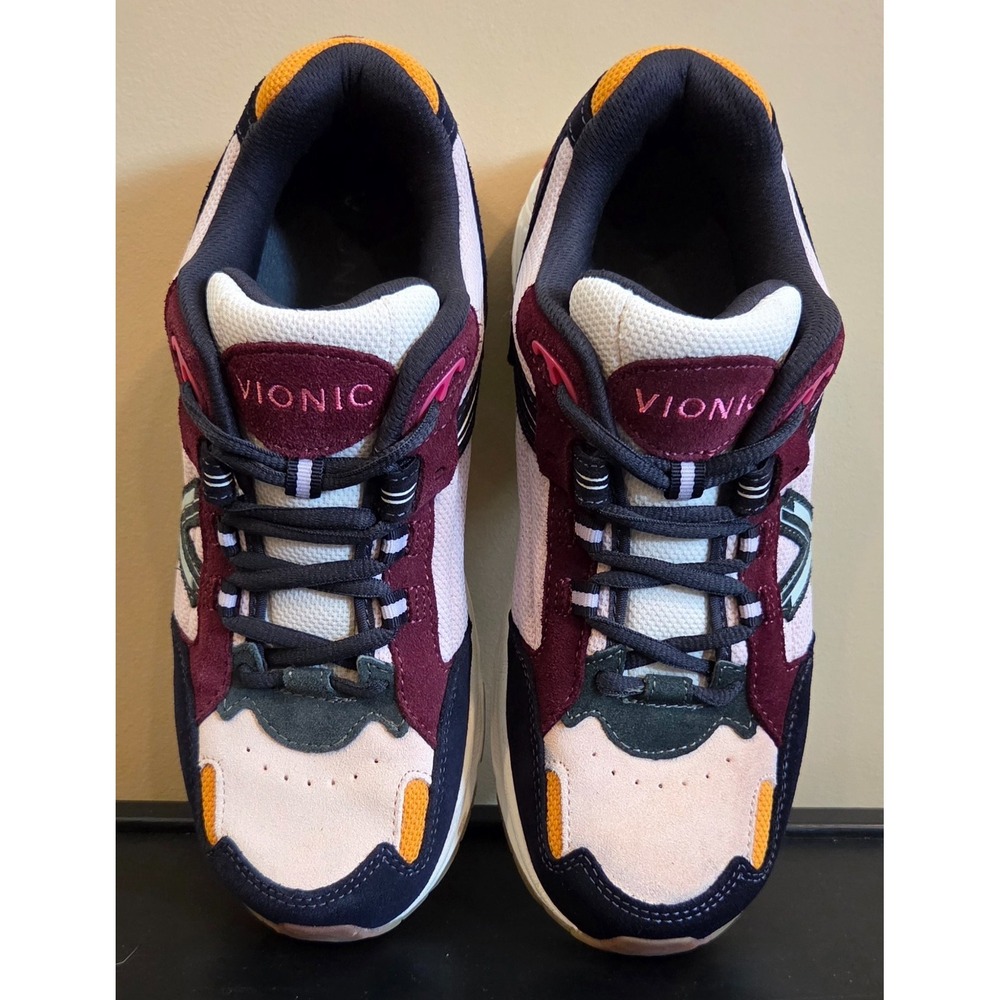 Womens Size 9 - Vionic 23Walk 2.0 Navy/Maroon/Pink/White - Picture 4 of 9